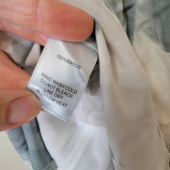 Lulus Tie Dye Maxi Dress Blue Extra Small - Picture 8 of 11